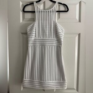 Lilly Pulitzer White Mini Dress Rae shift dress crochet